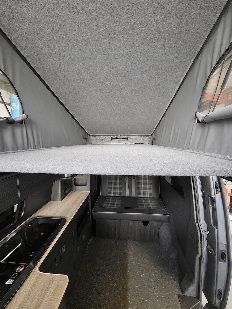 VW Transporter 4 berth campervan hire, Ayrshire, Glasgow, West Coast, Argyll islands, Scotland